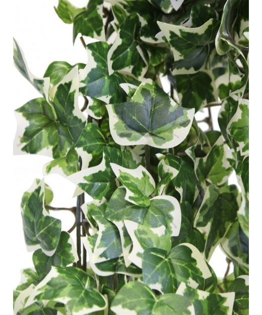 avec tronc en bois v/éritable Homescapes arbre artificiel Ficus Benjamina Feuilles panach/ées 180 cm plante d/’int/érieur Figuier pleureur en pot