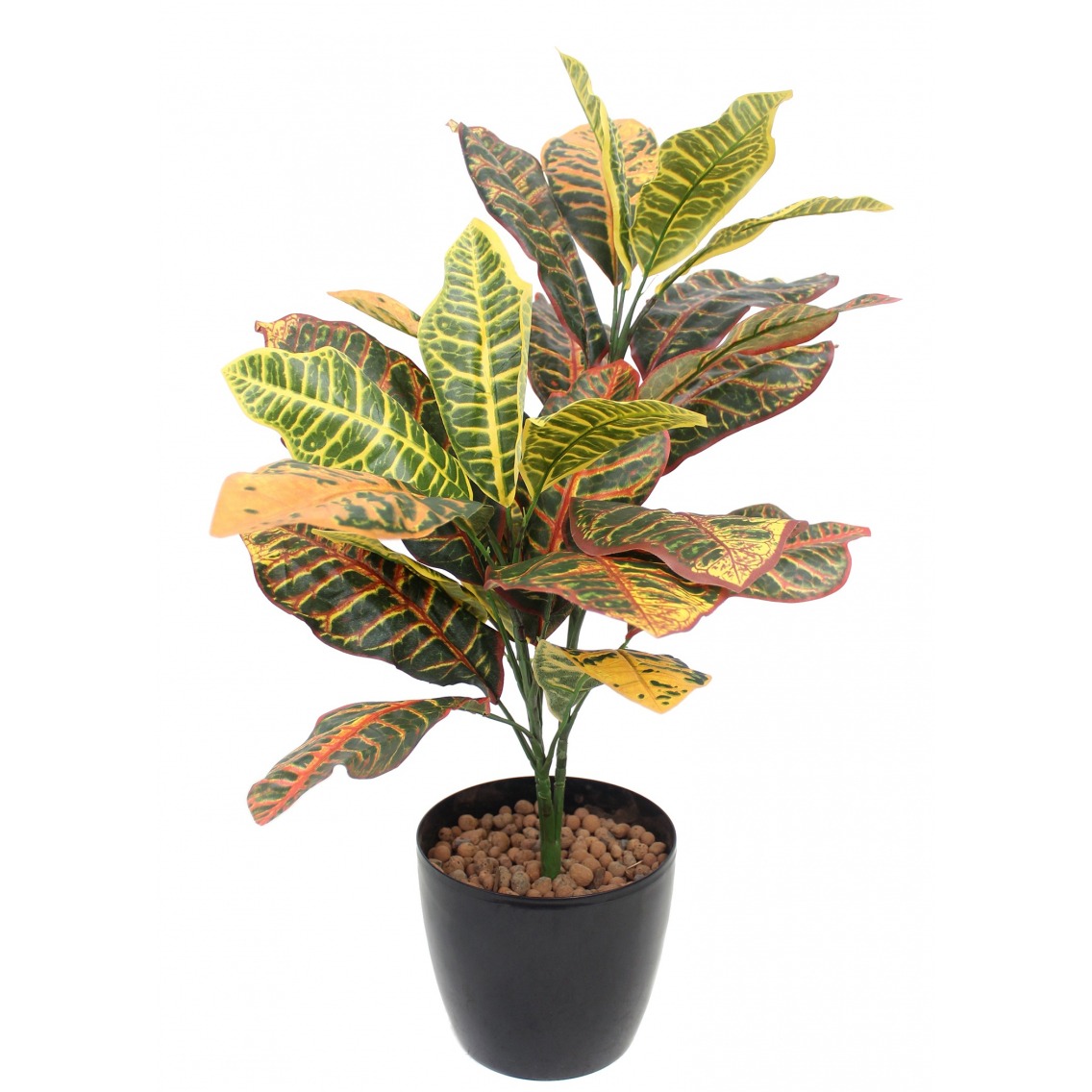 Croton artificiel vert et jaune Croton artificiel vert et jaune