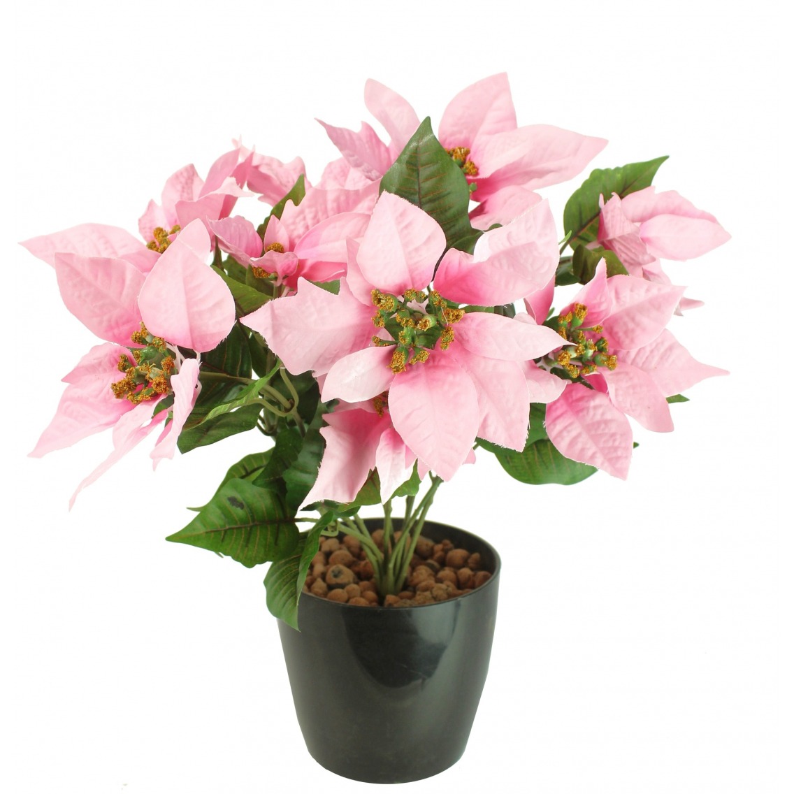 Poinsettia artificiel rose Poinsettia artificiel rose