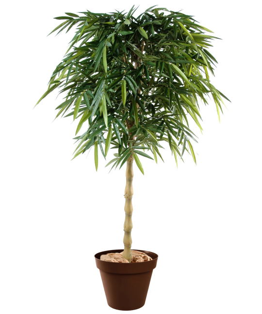 Lot De 2 Topiaires Artificielles En Buis, 107 Cm De Haut Avec Pot, Pour Décoration Intérieur Et Extérieur