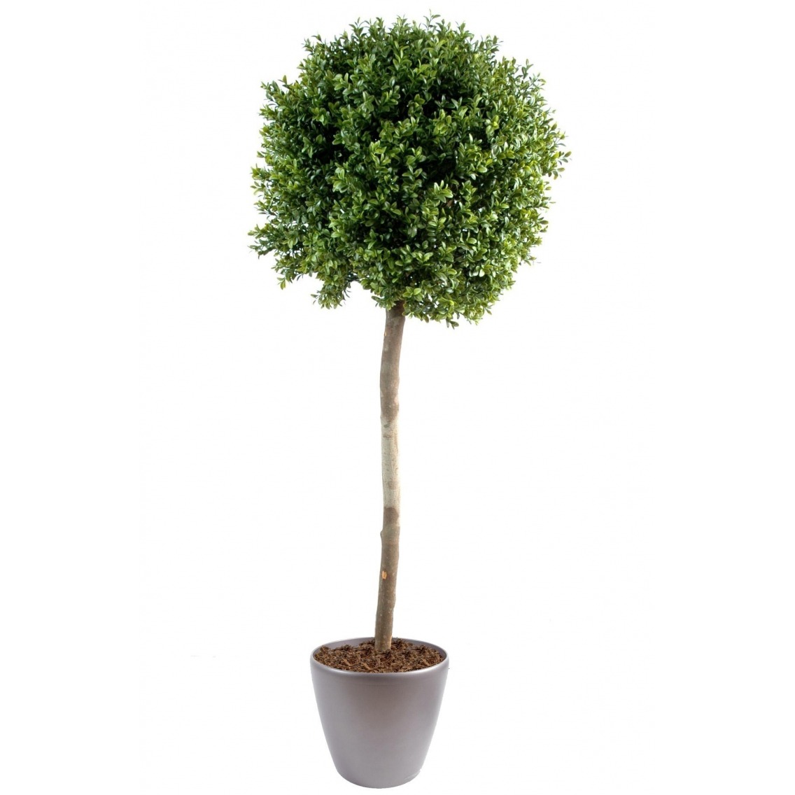 Obélisque En Buis Artificiel 36 Pouces Avec Pot En Bois – Vert – Neuf