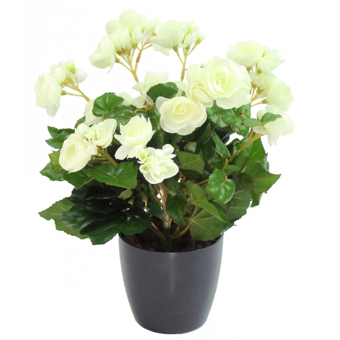 Bégonia artificiel blanc Bégonia artificiel blanc