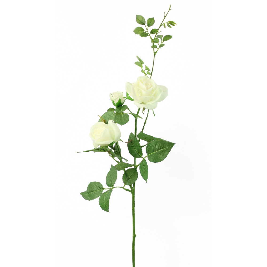 Rose Artificielle Margaux Blanche 65 Cm Roses Artificielles Artiplantes