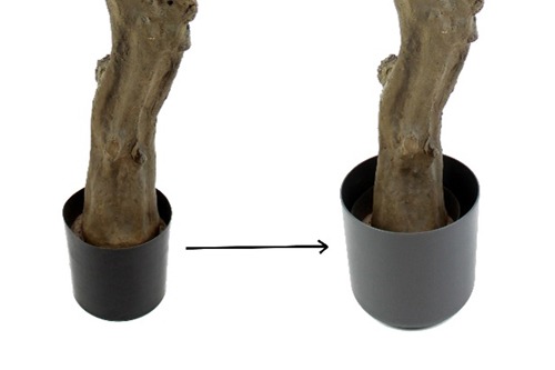 Arbre artificiel mise en pot