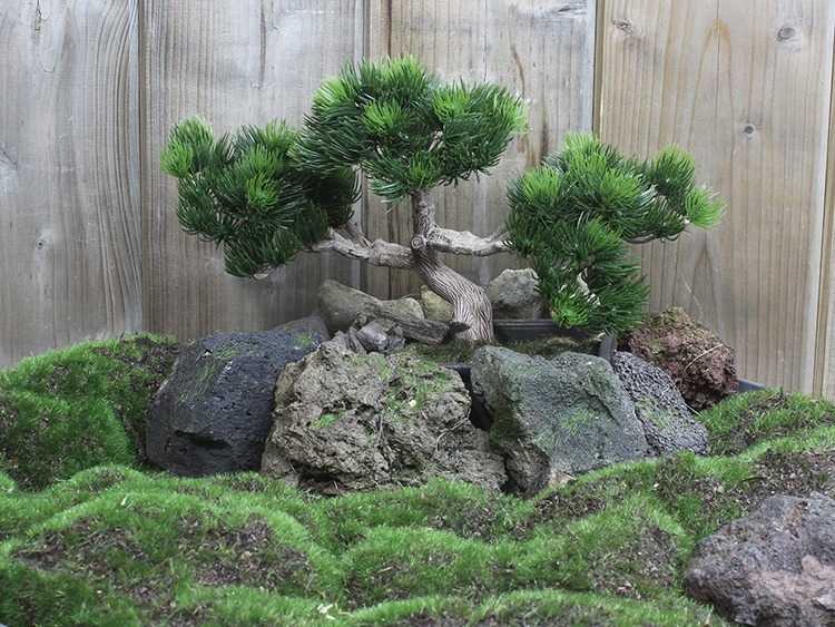 Penjing bonsai artificiel campagne