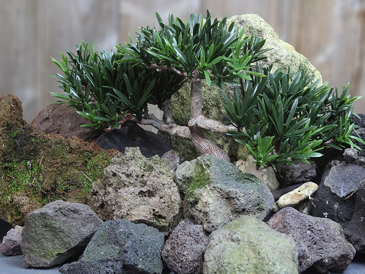 Penjing bonsai artificiel montagne